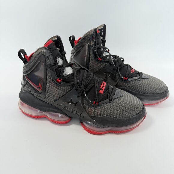 Nike LeBron 19 Bred Black/University Red Men\'s Basketball Shoes Size 8.5 main image 6